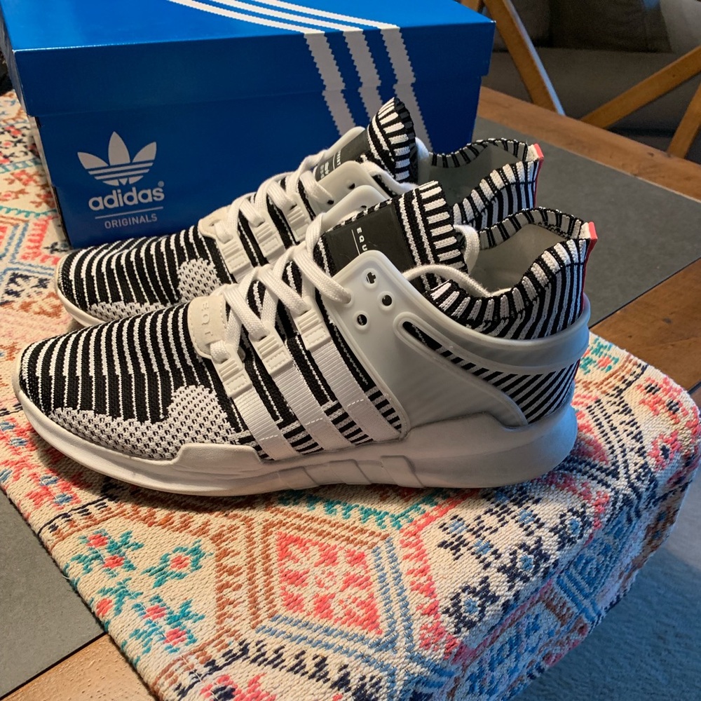 Adidas EQT Support ADV PrimeKnit (zebras) -9.5 sz